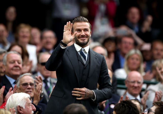 David Beckham is a frequent visitor to Wimbledon