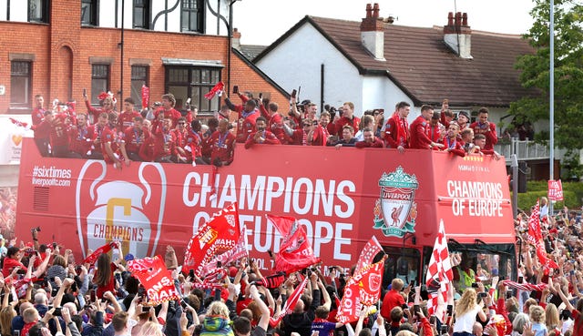 Liverpool Champions League Winners Parade