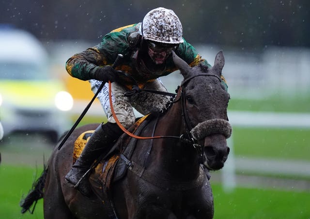 Iroko and Jonjo O’Neill jr in action at Haydock earlier this season