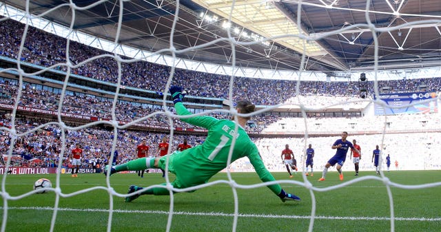 Chelsea's Eden Hazard scored the only goal when the sides met in last year's final