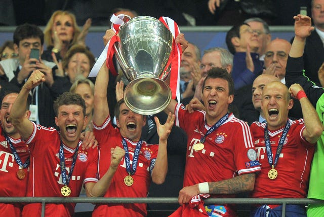 Bayern Munich were victorious at Wembley