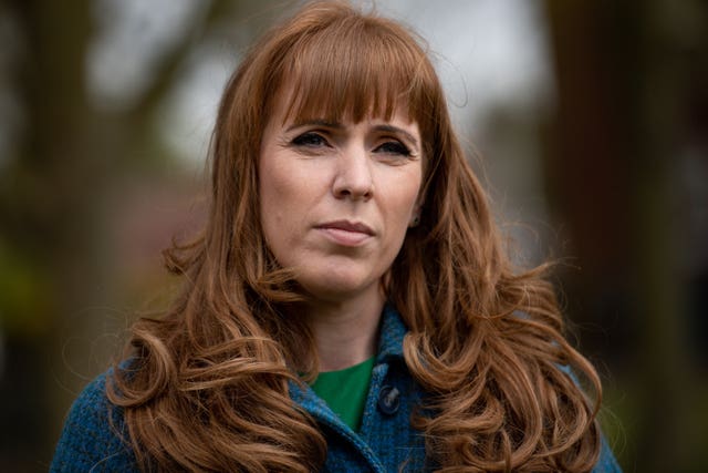 Deputy Labour leader Angela Rayner