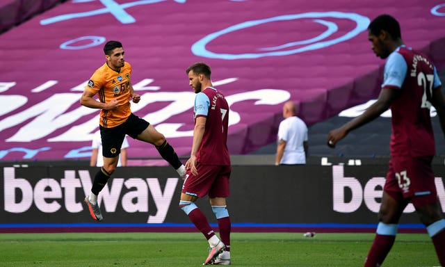 West Ham United v Wolverhampton Wanderers – Premier League – London Stadium