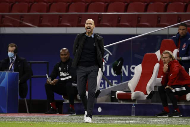 Erik ten Hag has twice won the Dutch league title with Ajax