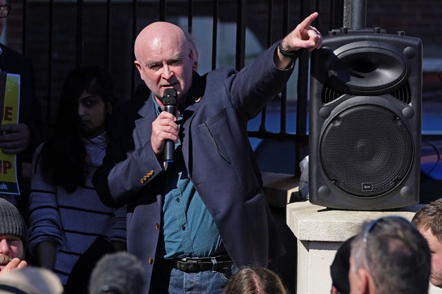 Mick Lynch of the RMT