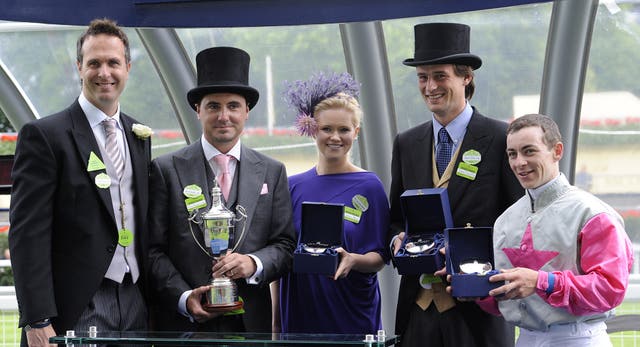 Fozzy Stack (second from right) is looking for more big-race glory