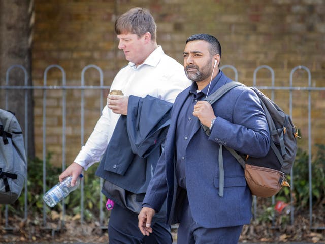 Pc Sukhdev Jeer (right) and Pc Paul Hefford