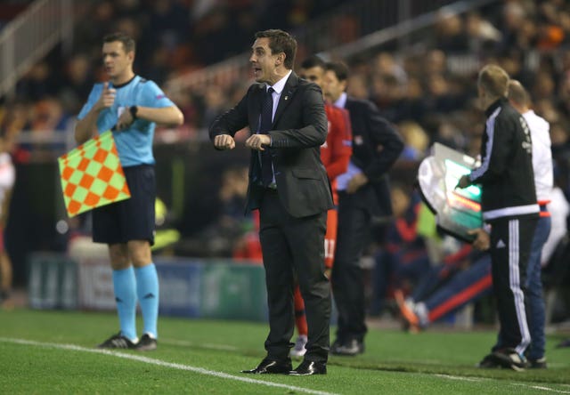 Gary Neville struggled as Valencia manager