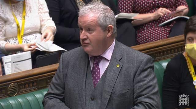 SNP Westminster leader Ian Blackford (House of Commons/PA)