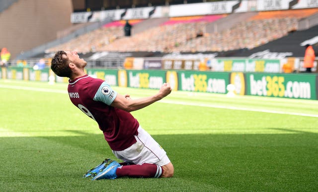 Sean Dyche savours ‘important’ Burnley win at Wolves after Chris Wood hat-trick