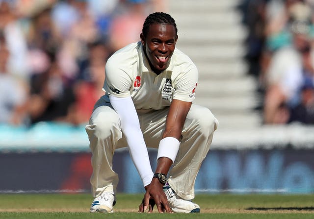 Jofra Archer has been sidelined for at least three months with a stress fracture in his right elbow (Mike Egerton/PA)