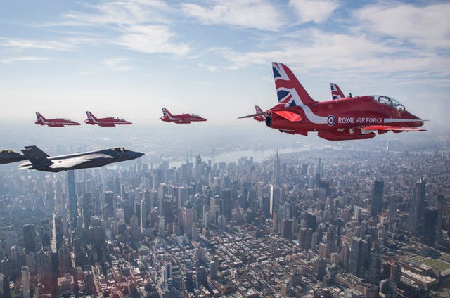 Red Arrows in the US