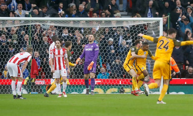 Stoke denied victory as Charlie Adam sees late penalty saved by Mathew Ryan