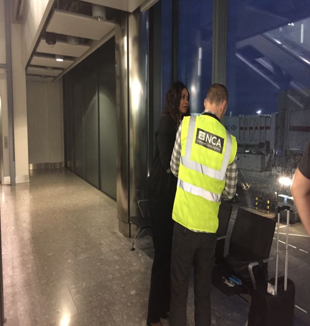 Iyamu is stopped at Heathrow Airport
