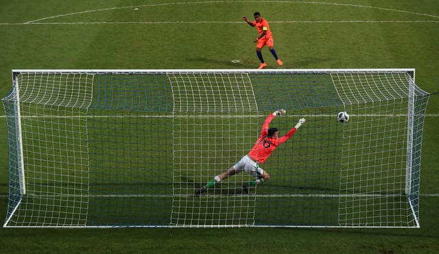 Defender Oisin McEntee could not save the penalty 