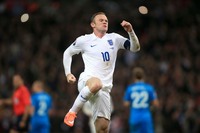 Another international goal for Rooney on his 100th England appearance.