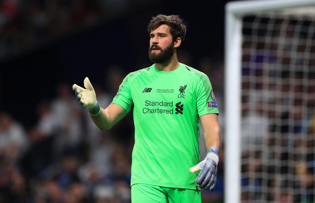 Goalkeeper Alisson Becker was missing for Liverpool at the start of the season