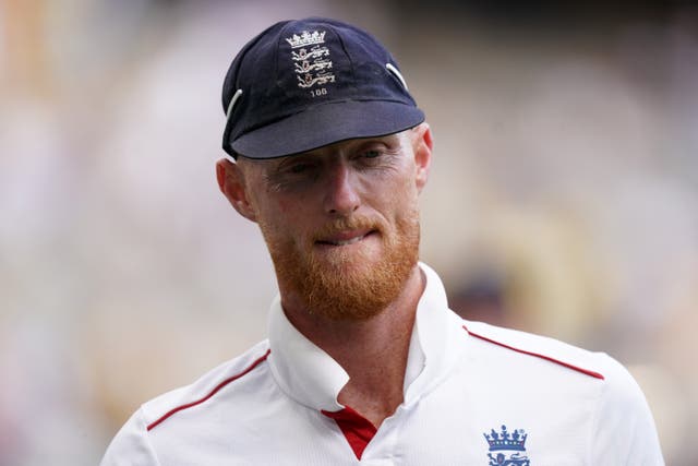 Ben Stokes looks dejected after defeat