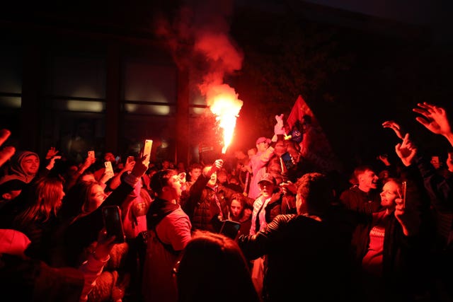 Liverpool fans ignored call to stay away from Anfield