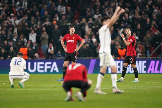 Manchester United suffered a damaging defeat