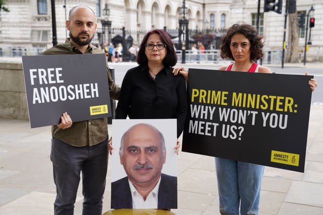 Anoosheh Ashoori protest