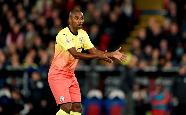 Fernandinho was at the heart of City's defence