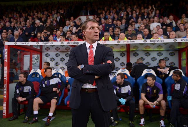 Liverpool came close to winning the Premier League title under Rodgers but a 3-3 draw at Crystal Palace helped Manchester City overtake them