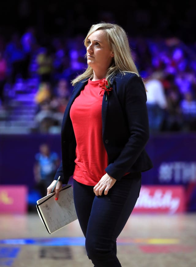 England coach Tracey Neville saw her side defeat Uganda in their World Cup opener