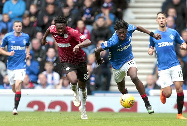 Matty Willock spent the first half of the season on loan at St Mirren