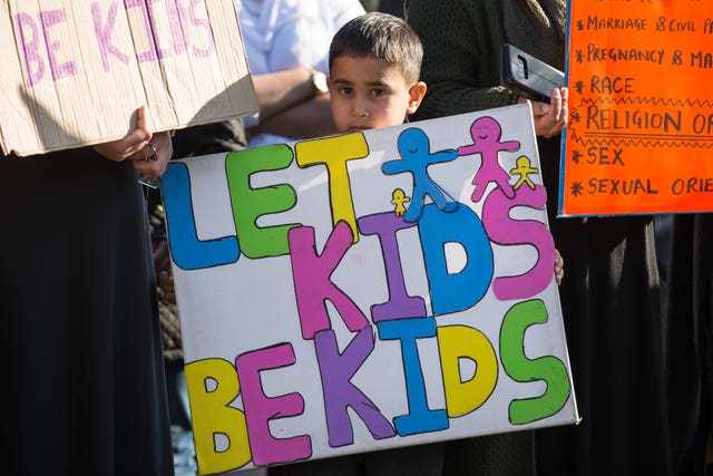 School protest