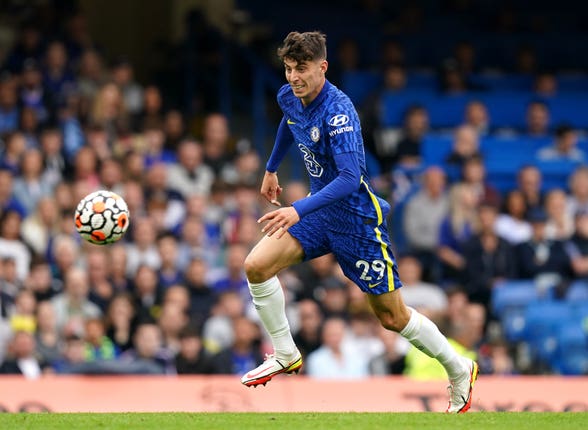 Kai Havertz in action for Chelsea