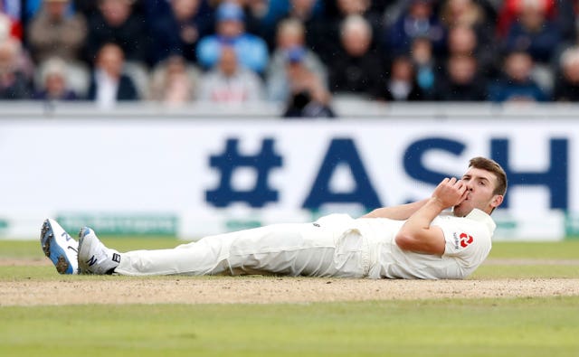 Craig Overton hit the ground on his Test return