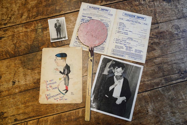 Memorabilia connected to Eric Morecambe’s first act Youth takes a bow’ from 1941
