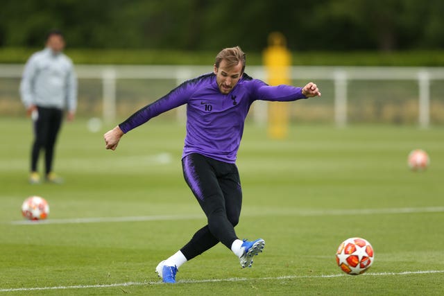 The England captain is back in full training ahead of the Champions League final