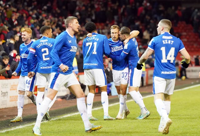 Aberdeen v Rangers – cinch Premiership – Pittodrie Stadium