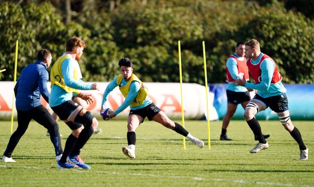 England rugby training