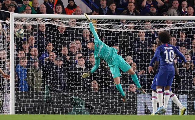 Kepa Arrizabalaga has struggled this season