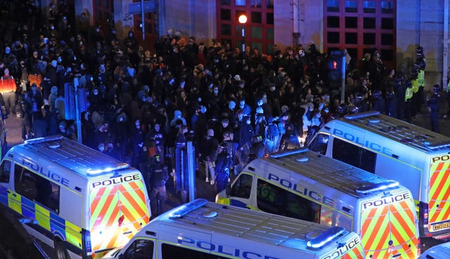 A Kill the Bill protest