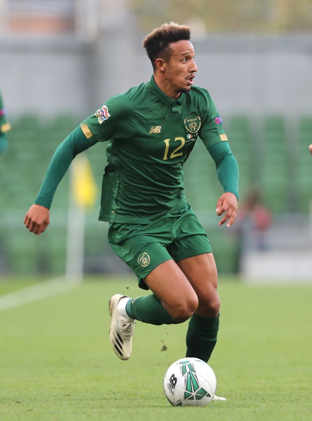 Republic of Ireland striker Callum Robinson missed the England game after testing positive for Covid-19