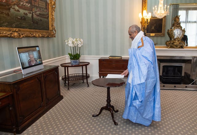 Audience at Buckingham Palace
