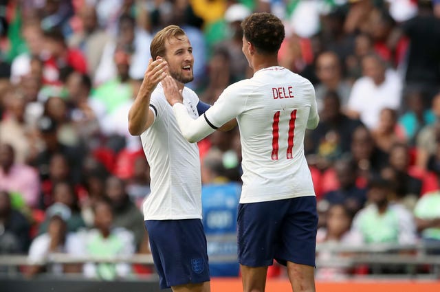 Harry Kane, left, and Dele Alli, right, have impressed Panama's Anibal Goody (Nick Potts/PA)