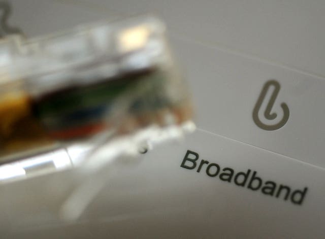Previous independent testing by consumer groups found that up to three quarters of households were paying for advertised broadband speeds they never received (Rui Vieira/PA)