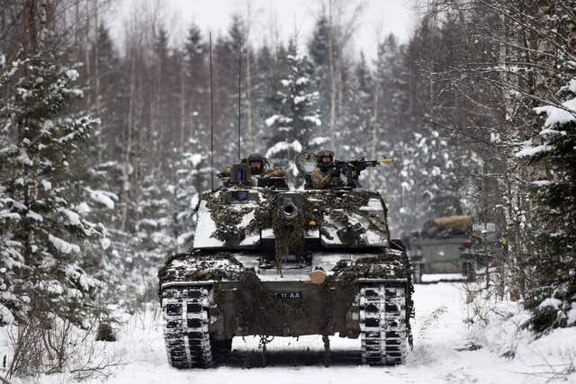 British troops in Estonia