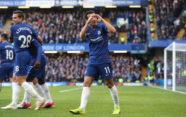 Pedro fired Chelsea into an early lead