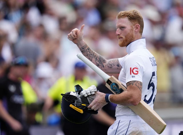 Ben Stokes during England's Test against the West Indies last year