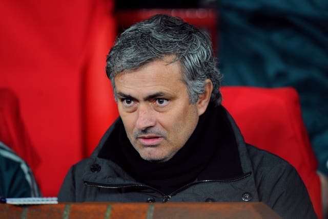 Jose Mourinho, pictured, poked Tito Vilanova in the eye in a tumultuous Supercopa de Espana clash (Martin Rickett/PA)