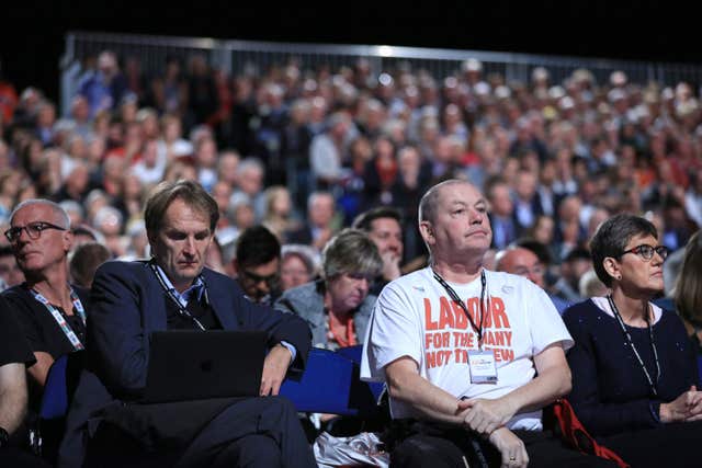 Delegates at the Labour Party annual conference 2018