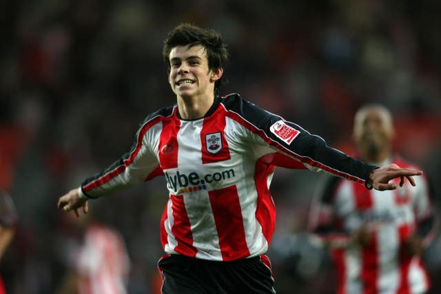 Bale made his first-team debut for Southampton aged 16 in 2006