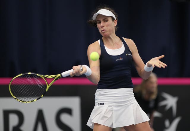 Johanna Konta sealed the win for Great Britain