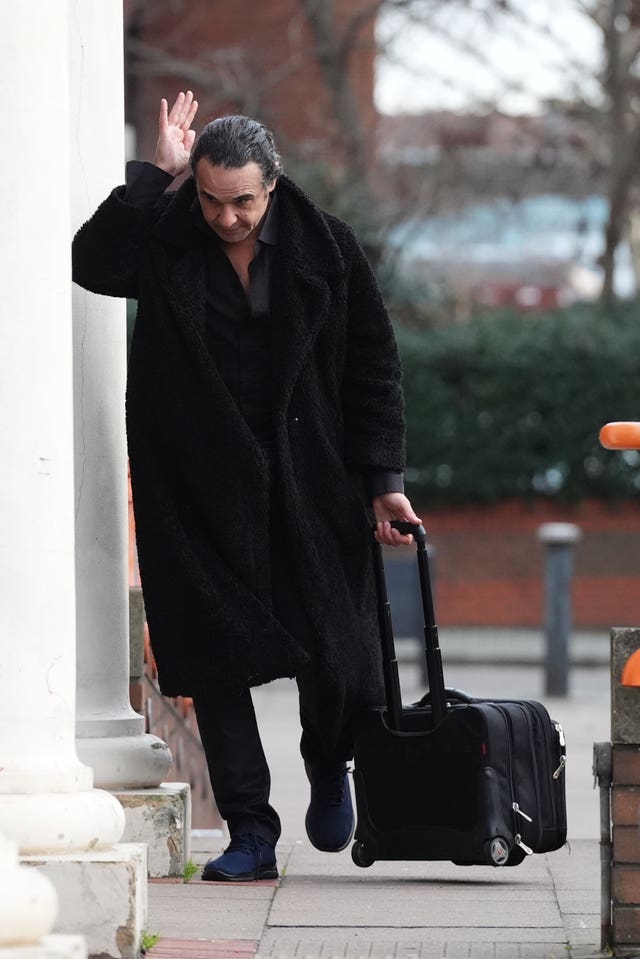 X Factor star Chico, whose real name is Yousseph Slimani arrives at court